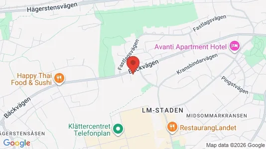 Apartments for rent i Stockholm South - kort over placeringen