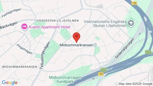 Apartments for rent i Stockholm South - kort over placeringen