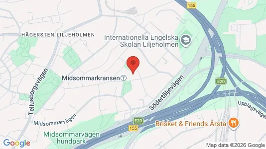Apartments for rent i Stockholm South - kort over placeringen