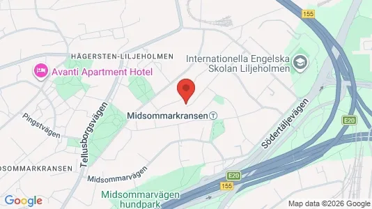 Apartments for rent i Stockholm South - kort over placeringen
