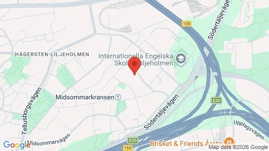 Apartments for rent i Stockholm South - kort over placeringen