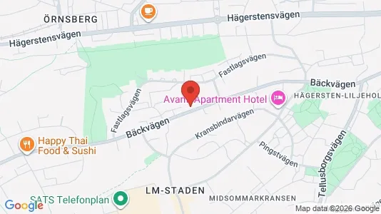 Apartments for rent i Stockholm South - kort over placeringen