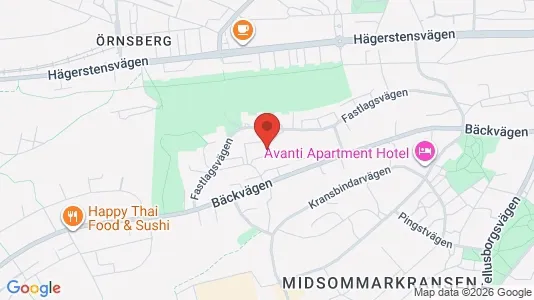 Apartments for rent i Stockholm South - kort over placeringen