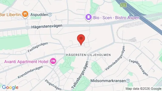 Apartments for rent i Stockholm South - kort over placeringen