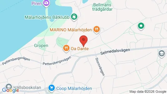 Apartments for rent i Stockholm South - kort over placeringen