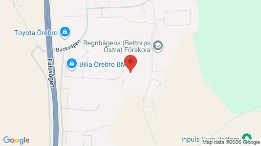 Apartments for rent i Örebro - kort over placeringen