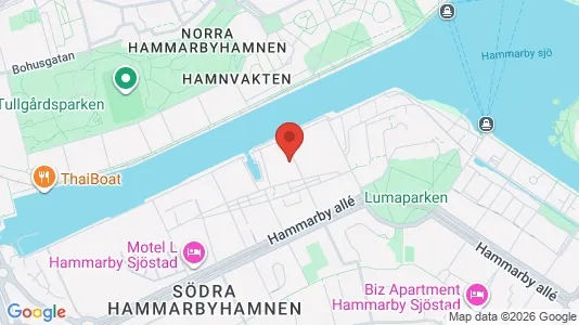 Apartments for rent i Hammarbyhamnen - kort over placeringen