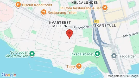 Apartments for rent i Södermalm - kort over placeringen