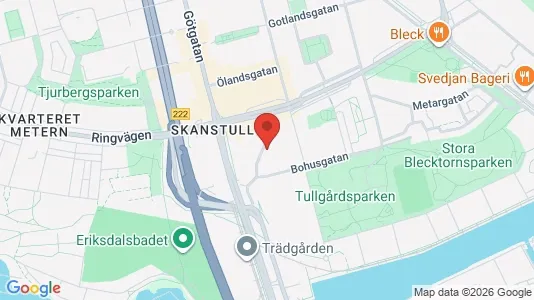 Apartments for rent i Södermalm - kort over placeringen