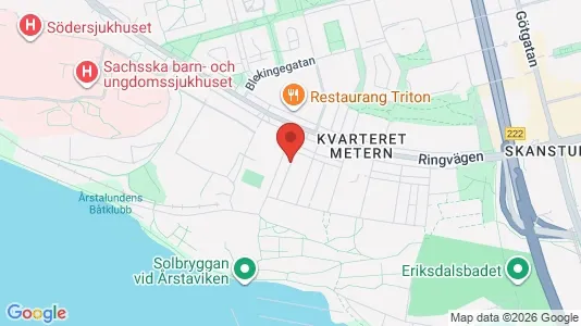 Apartments for rent i Södermalm - kort over placeringen