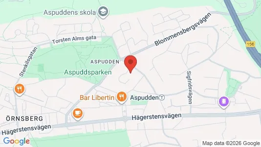 Apartments for rent i Stockholm South - kort over placeringen
