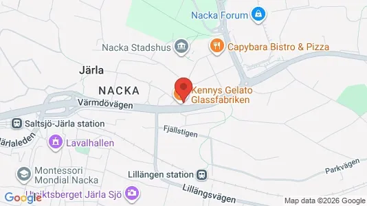 Apartments for rent i Nacka - kort over placeringen