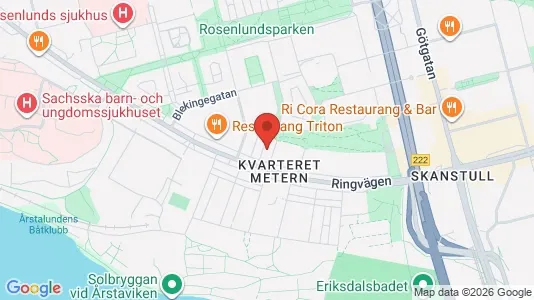 Apartments for rent i Södermalm - kort over placeringen