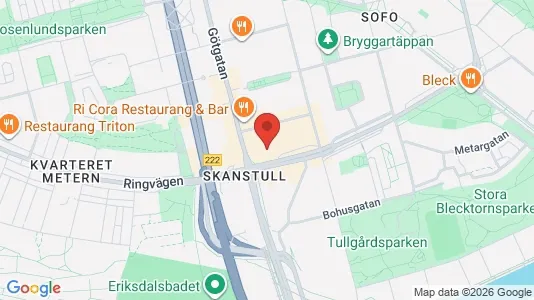 Apartments for rent i Södermalm - kort over placeringen