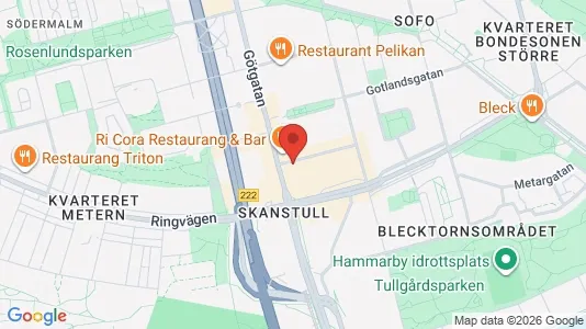 Apartments for rent i Södermalm - kort over placeringen