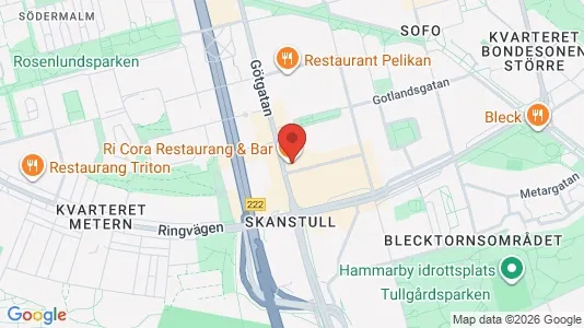 Apartments for rent i Södermalm - kort over placeringen