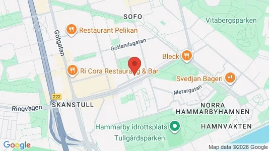 Apartments for rent i Södermalm - kort over placeringen