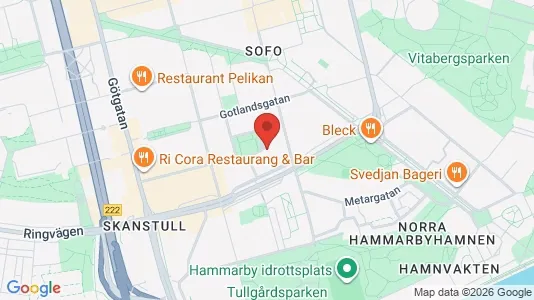 Apartments for rent i Södermalm - kort over placeringen