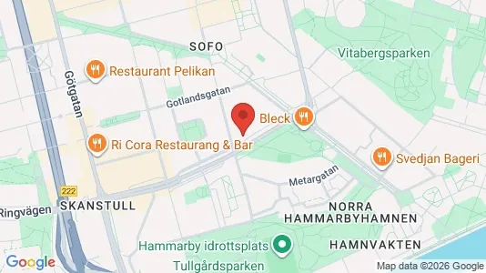 Apartments for rent i Södermalm - kort over placeringen