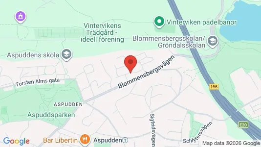 Apartments for rent i Stockholm South - kort over placeringen