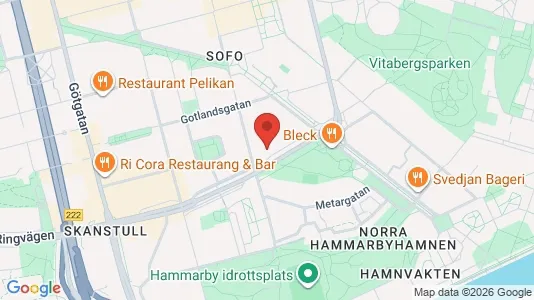 Apartments for rent i Södermalm - kort over placeringen
