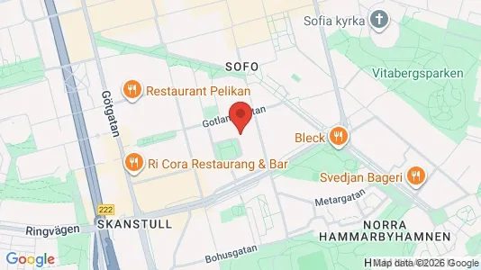 Apartments for rent i Södermalm - kort over placeringen