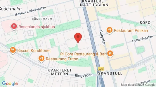 Apartments for rent i Södermalm - kort over placeringen