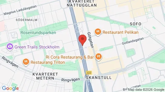 Apartments for rent i Södermalm - kort over placeringen