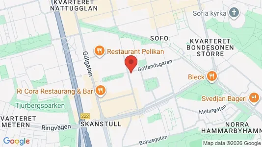 Apartments for rent i Södermalm - kort over placeringen