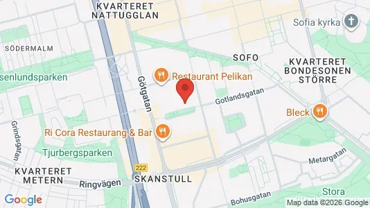 Apartments for rent i Södermalm - kort over placeringen