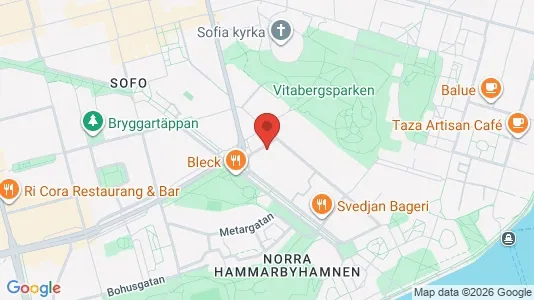 Apartments for rent i Södermalm - kort over placeringen