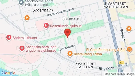 Apartments for rent i Södermalm - kort over placeringen