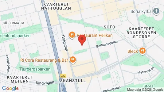 Apartments for rent i Södermalm - kort over placeringen