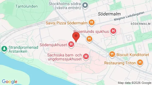 Apartments for rent i Södermalm - kort over placeringen