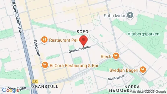 Apartments for rent i Södermalm - kort over placeringen