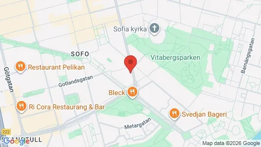 Apartments for rent i Södermalm - kort over placeringen