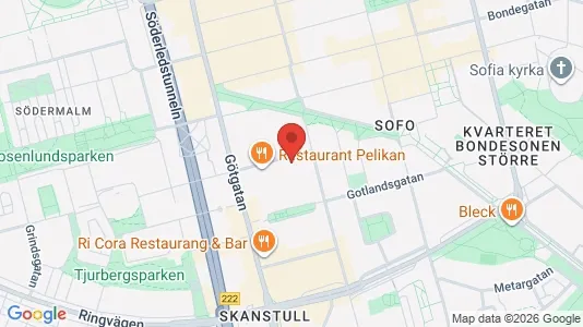 Apartments for rent i Södermalm - kort over placeringen