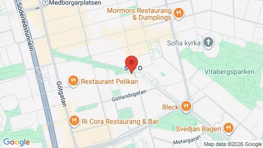 Apartments for rent i Södermalm - kort over placeringen