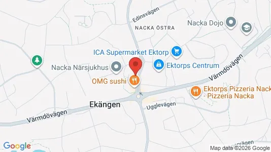 Apartments for rent i Nacka - kort over placeringen