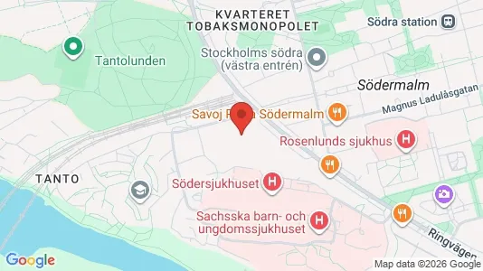Apartments for rent i Södermalm - kort over placeringen