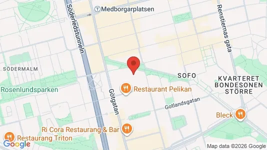 Apartments for rent i Södermalm - kort over placeringen
