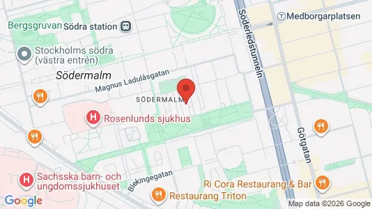 Apartments for rent i Södermalm - kort over placeringen