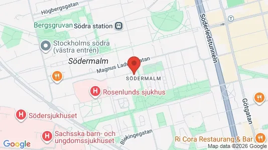 Apartments for rent i Södermalm - kort over placeringen
