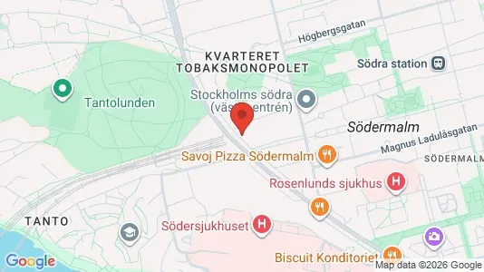 Apartments for rent i Södermalm - kort over placeringen