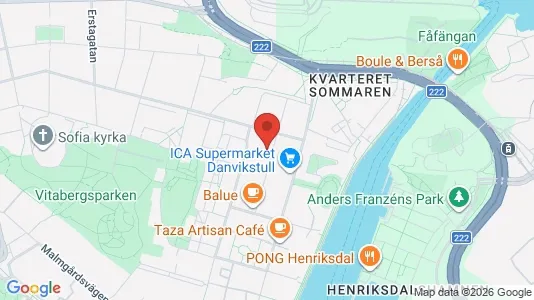 Apartments for rent i Södermalm - kort over placeringen