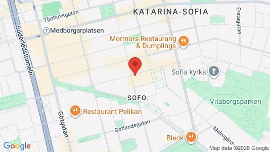 Apartments for rent i Södermalm - kort over placeringen