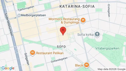 Apartments for rent i Södermalm - kort over placeringen