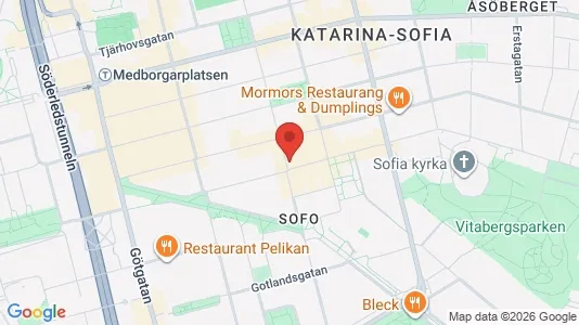Apartments for rent i Södermalm - kort over placeringen