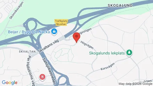 Apartments for rent i Nacka - kort over placeringen