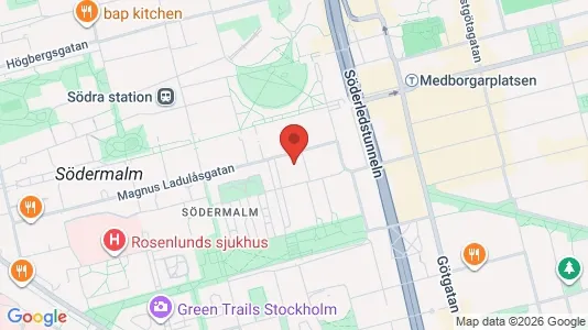 Apartments for rent i Södermalm - kort over placeringen